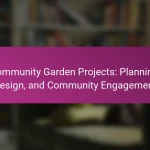 Community Garden Projects: Planning, Design, and Community Engagement